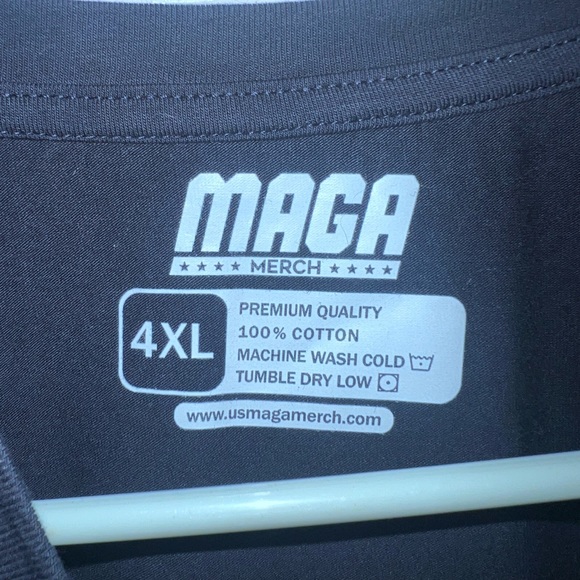 MAGA Merch Mens “When Tyranny Becomes Law” Navy Short Sleeve T-Shirt Size 4X - Picture 4 of 5